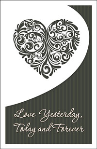 Wedding Program Cover Template 6F - Graphic 2